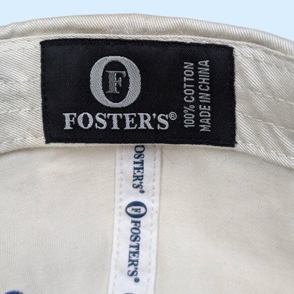 White Foster's Beer Baseball Cap - Picture 7 of 7